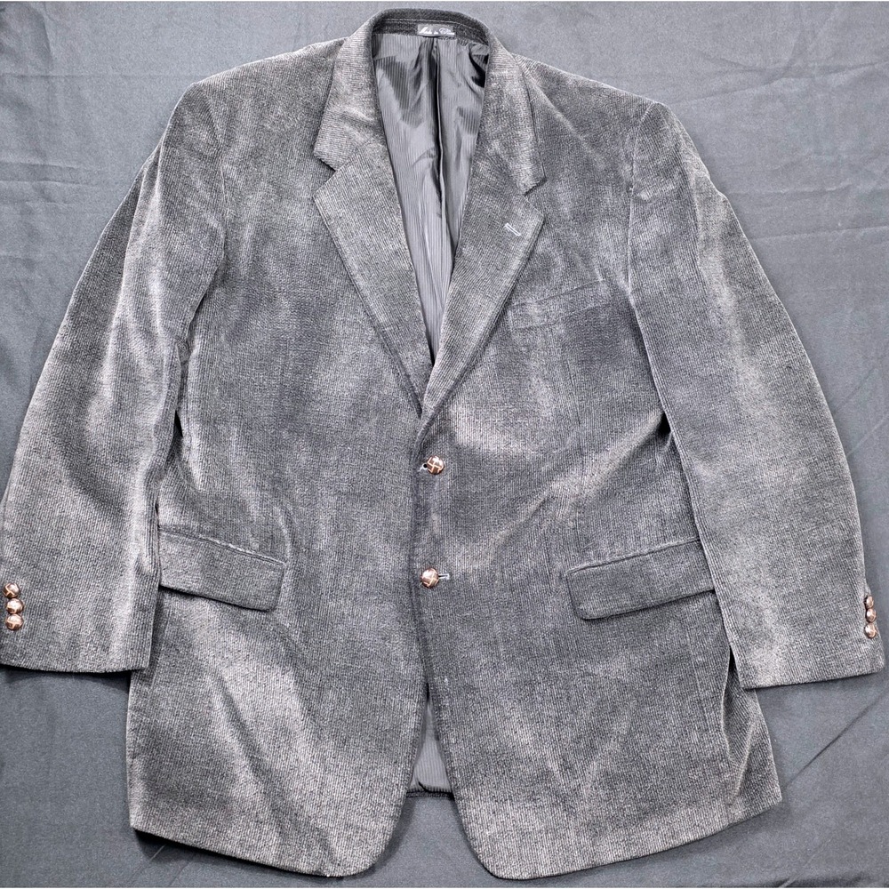 Calvin America Men's Gray Corduroy Blazer Jacket‎ 46L